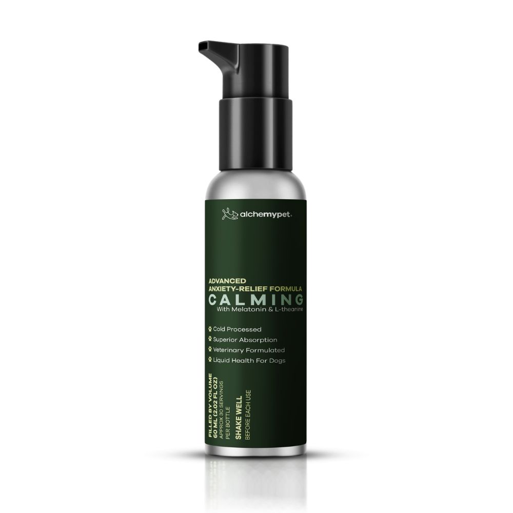 Alchemy Pet Calming - Advanced Anxiety Relief Liquid Supplement Formula for Dogs
