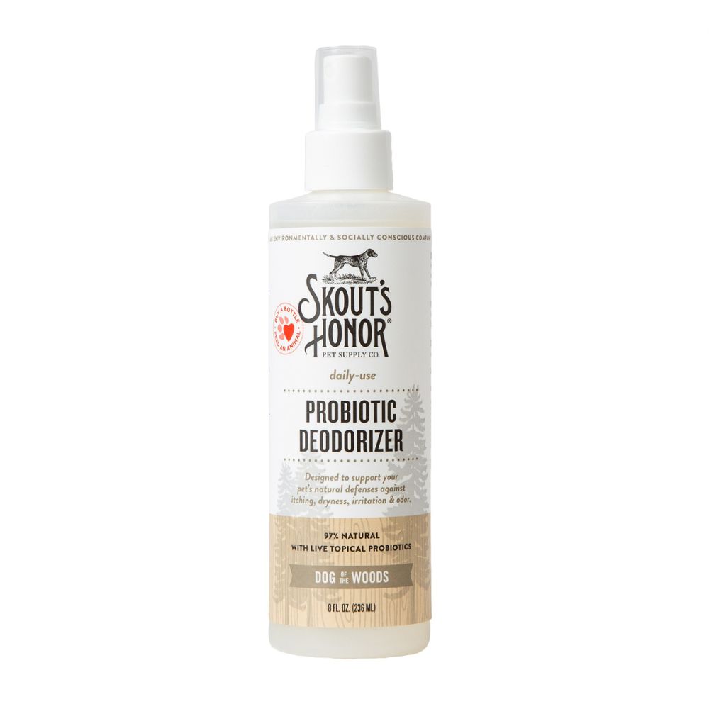 Skout's Honor Probiotic Deodorizer - Dog of the Woods Daily Grooming & Odor Spray