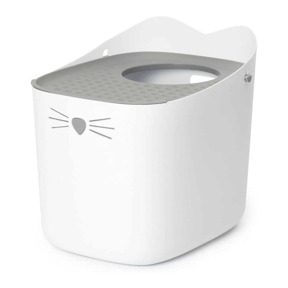 Catit PIXI Top-Entry Litter Box - Anti Tracking & Leak Proof Cat Litter Pan