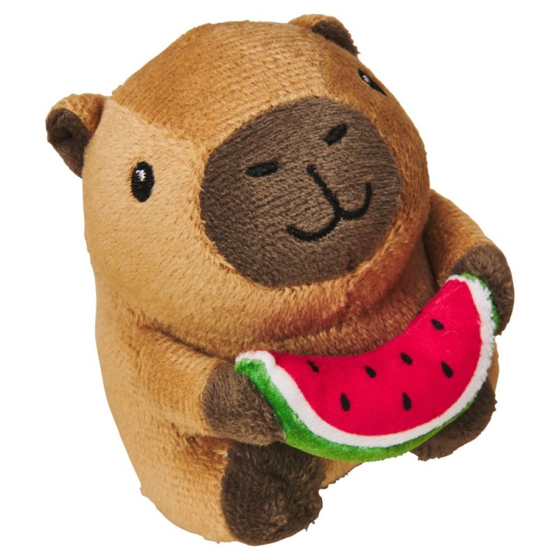 Spot Capybara with Watermelon Cat Toy - Soft Plush with Catnip for Interactive Play & Cuddles