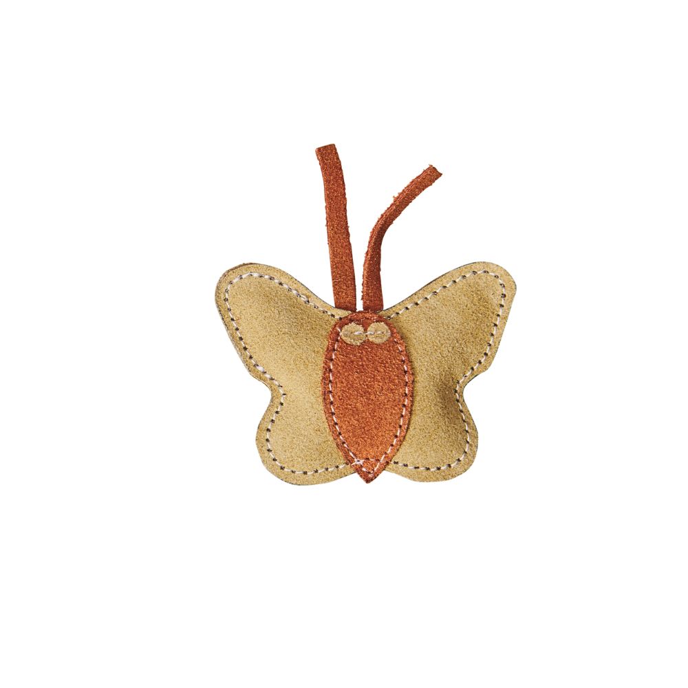Spot Dura Fused Butterfly Cat Toy - Durable Leather & Catnip - Assorted