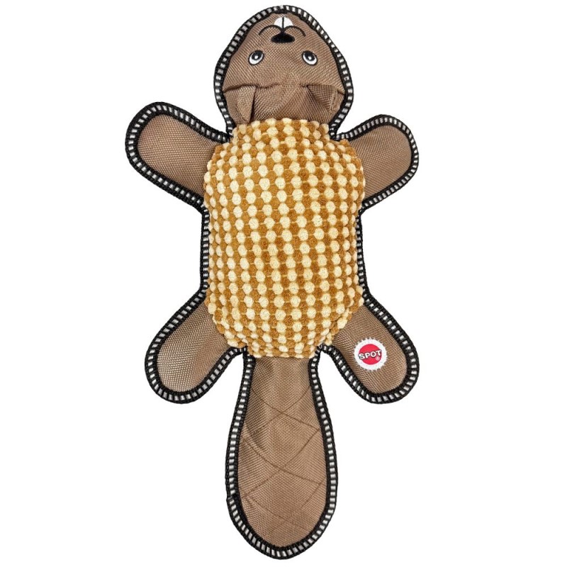 Spot Dura Fuse Beaver Dog Toy - Durable Triple Layers with Reinforced Seams