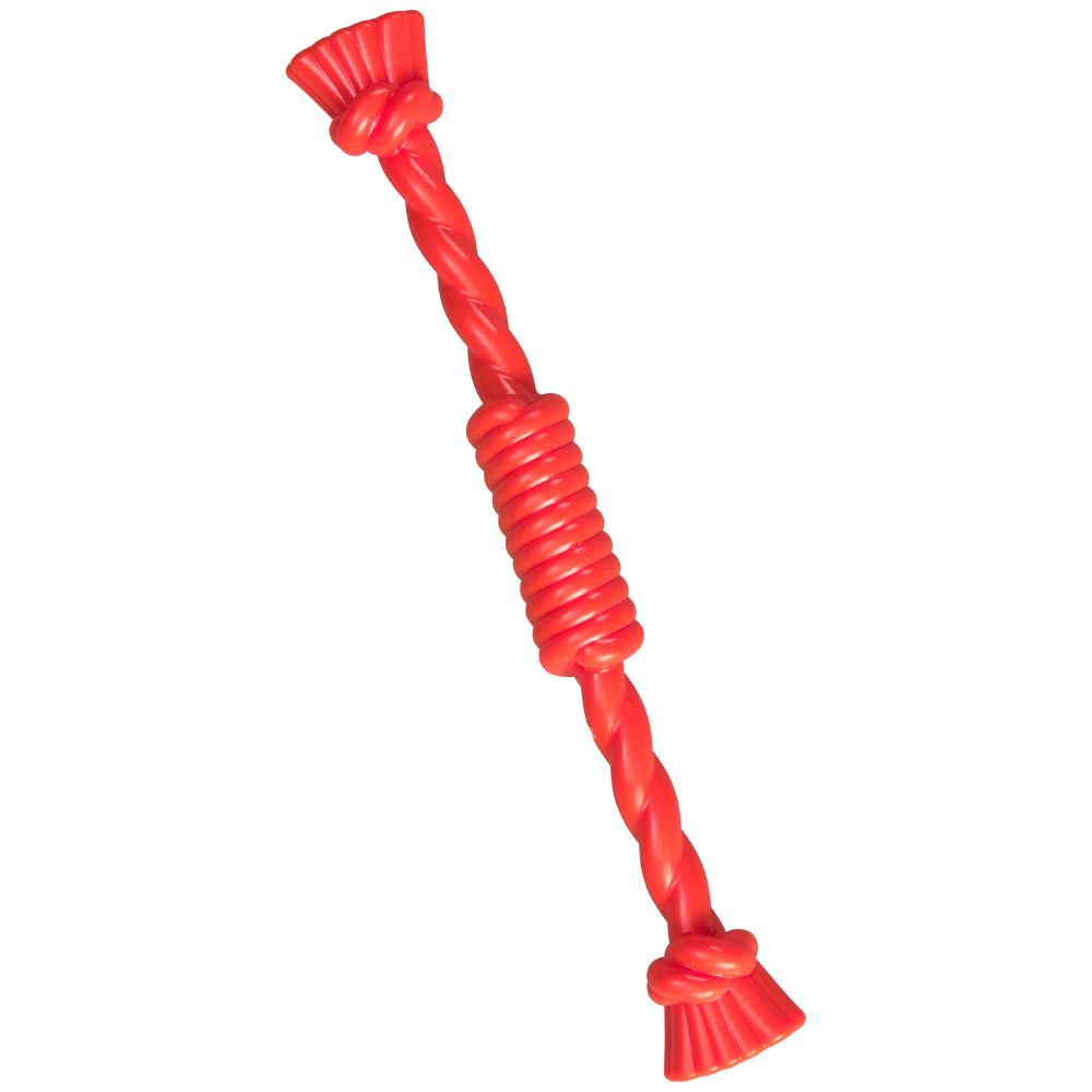 Spot Play Strong Flex Stick Tug Dog Toy - Durable Flexible Rubber for Chewing, Fetch & Tugging Fun