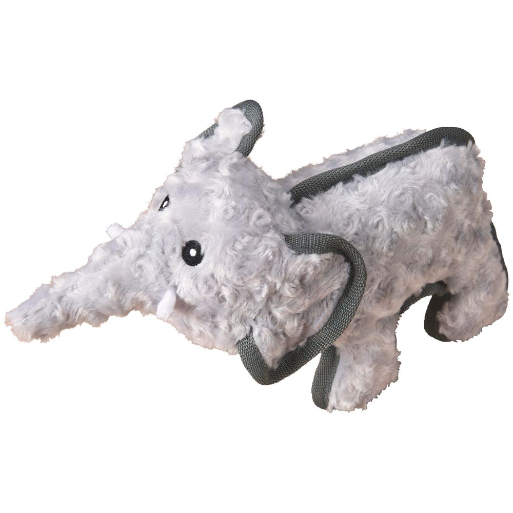 Spot Dura Fuse Snuggle Elephant Dog Toy - Durable Triple Layers with Reinforced Seams