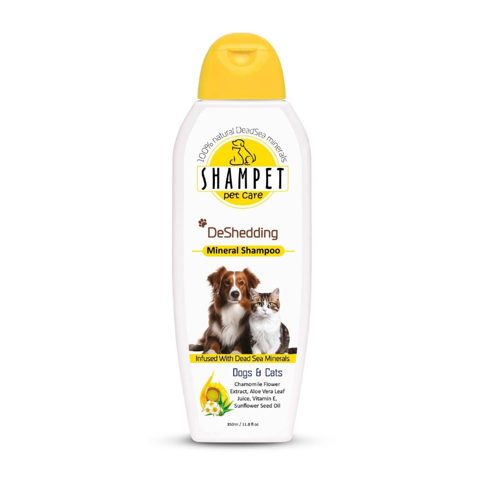 Shampet Shampet Deshedding Mineral Shampoo for Dogs & Cats - Reduce Shedding & Nourish Coat