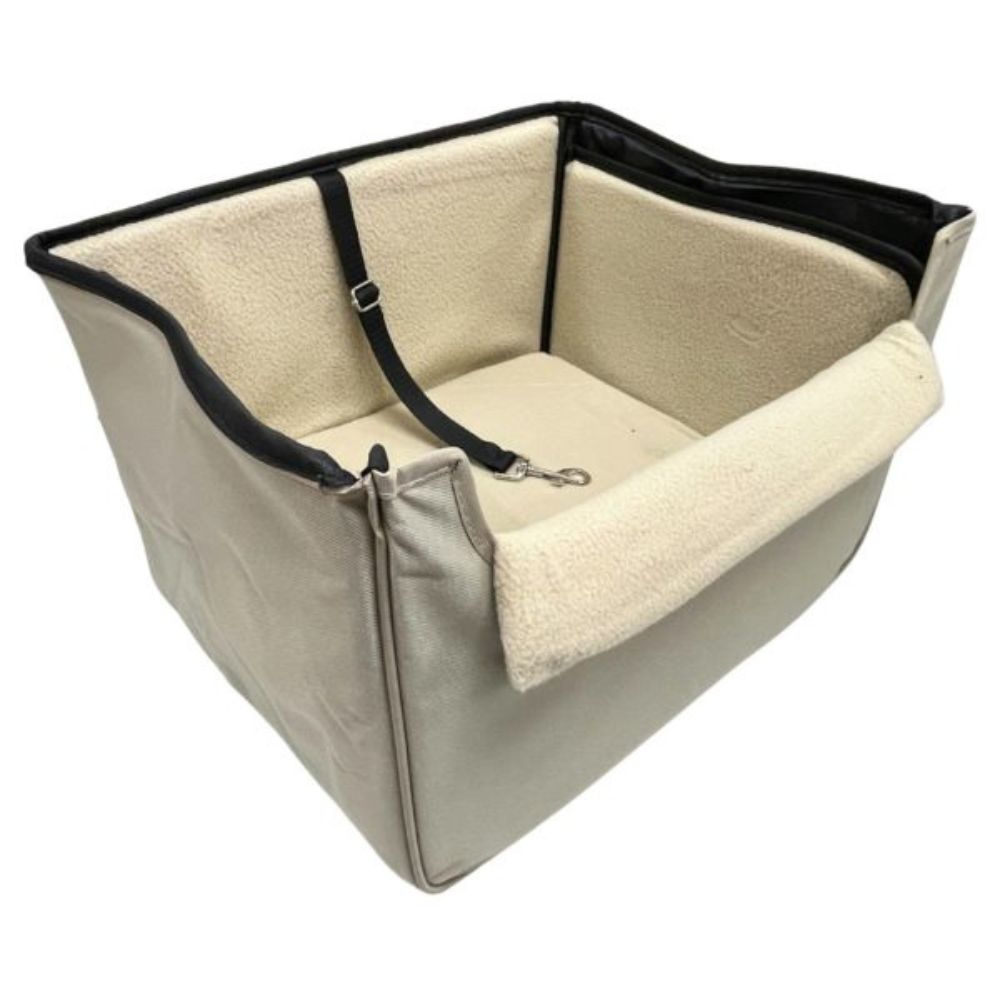 Pilot & Scout Collapsible Dog Car Booster Seat - Portable Travel Bucket Bed for Small Dogs