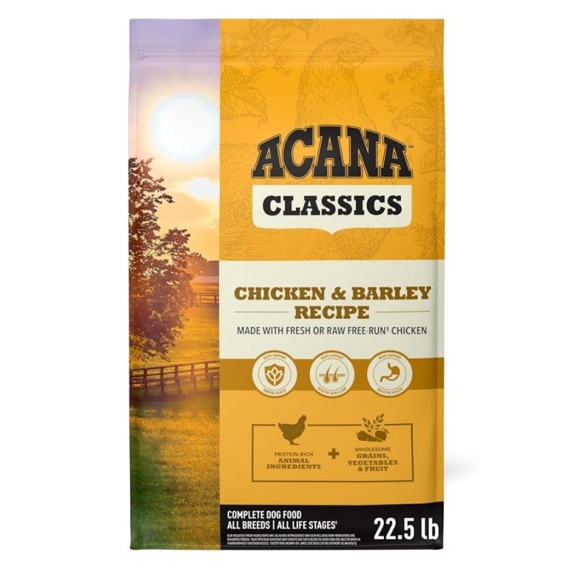 ACANA Classics Dry Dog Food - Protein Rich with Wholesome Grains - Chicken & Barley Recipe