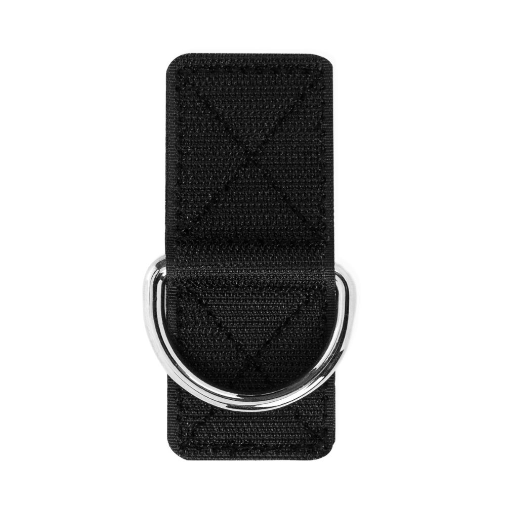Dog Friendly Co. No Pull Harness Attachment - Front D Ring for Leash Training & Control - Black/Silver