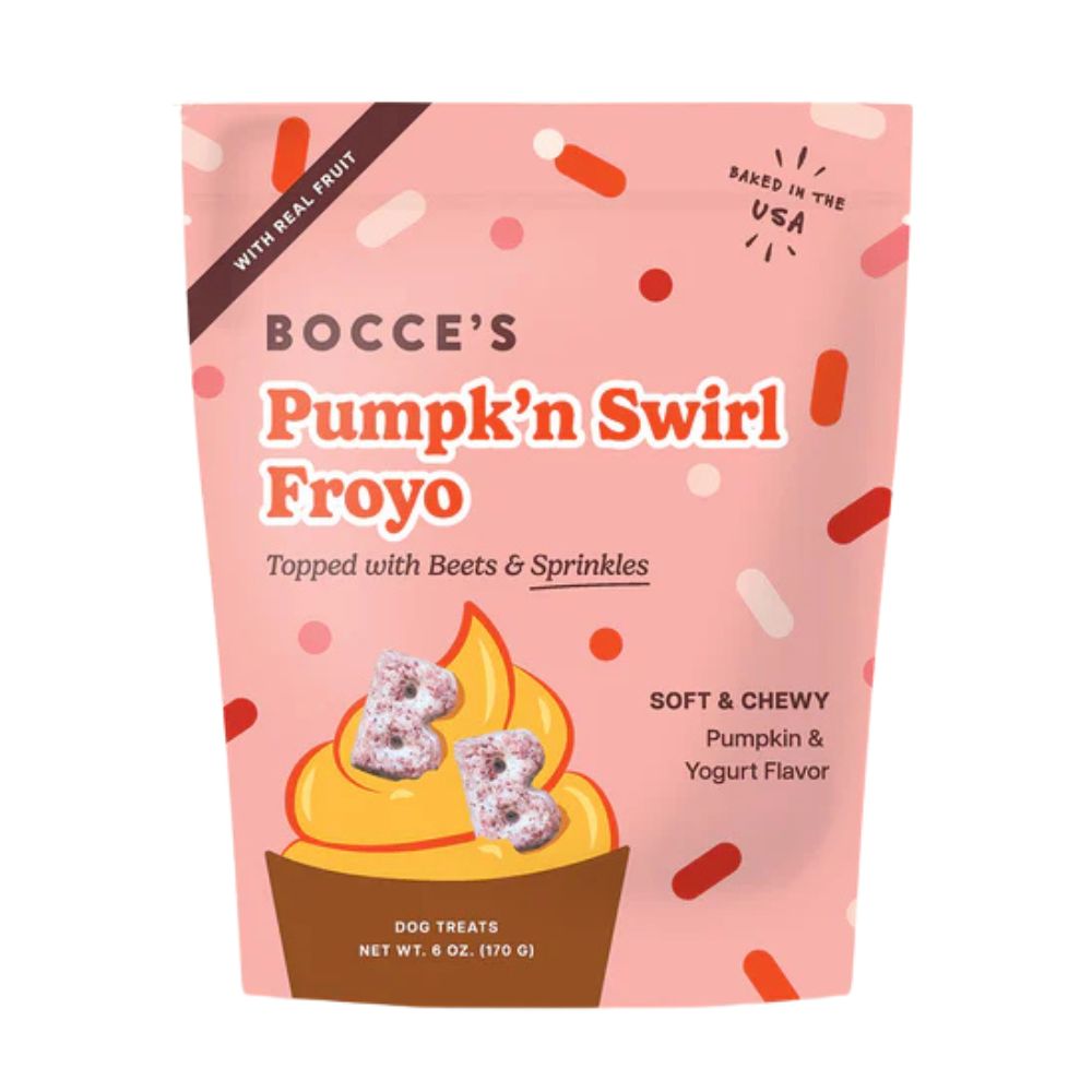 Bocce's Bakery Soft & Chewy Dog Treats - Pumpk'n Swirl Froyo