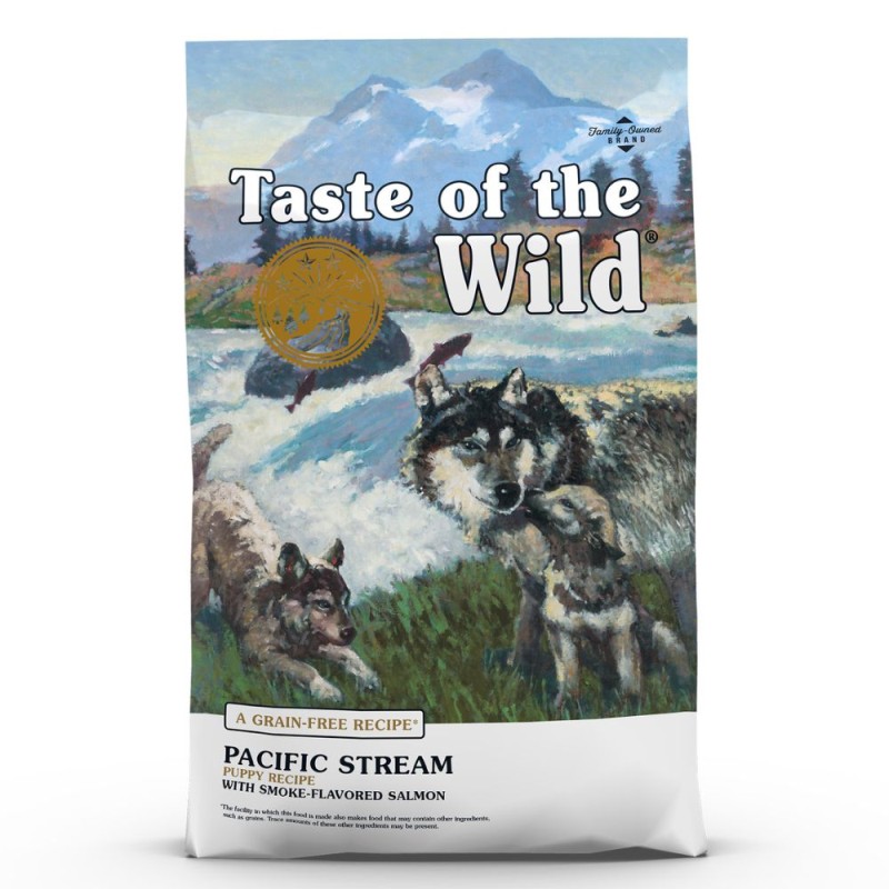 Taste of the Wild Puppy Dry Dog Food - Pacific Stream with Smoke Flavored Salmon