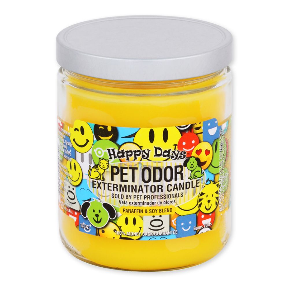 Specialty Pet 13oz Candle - Pet Odor Exterminator with Enzymes - Happy Days Scent