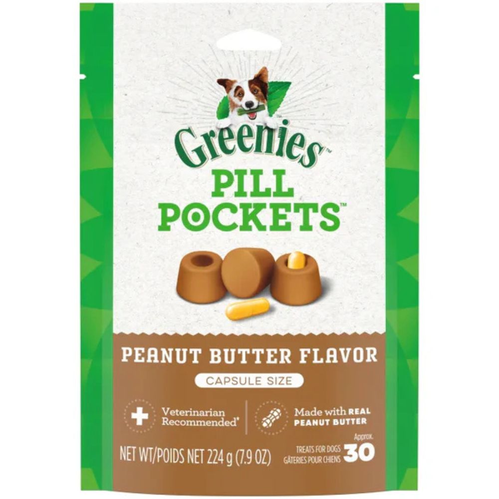 Greenies - Pill Pockets Dog Treats - Easy Capsule Medication Hiding Pouch