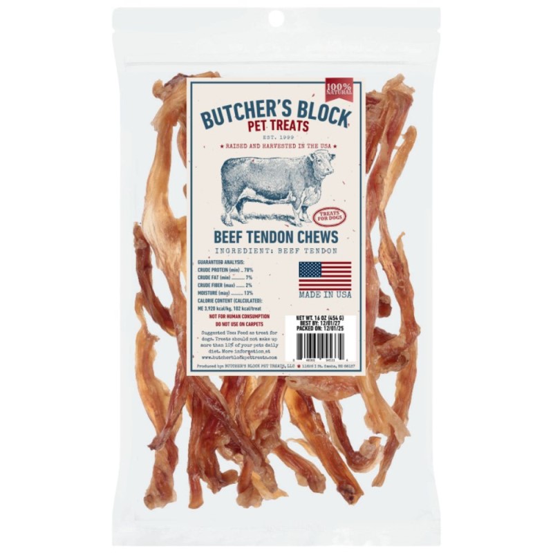 Butcher's Block Bones Dog Chew - Achilles Tendons