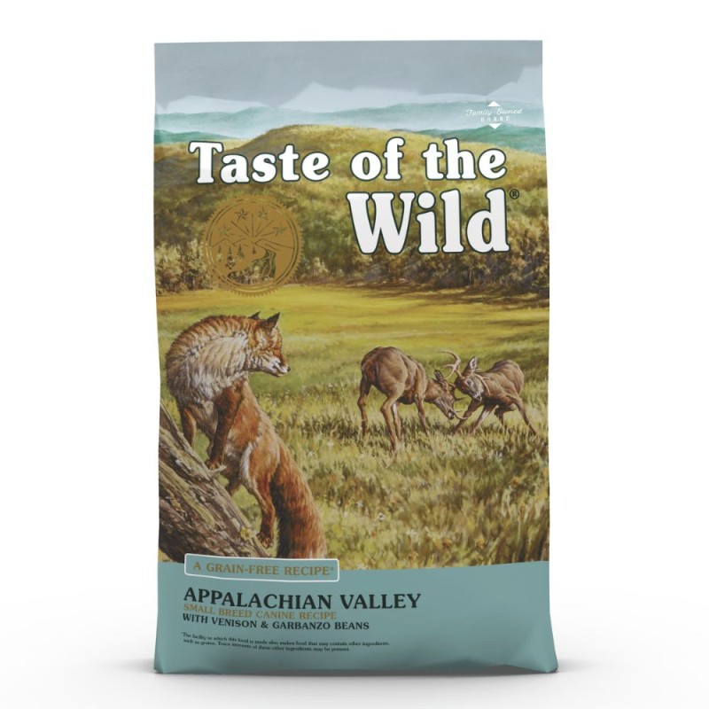 Taste of the Wild Small Breed Dry Dog Food - Appalachian Valley with Venison & Garbanzo Beans