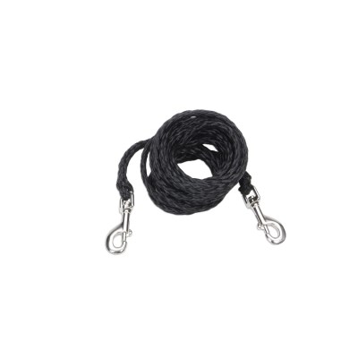 Coastal Titan Big Dog Tie Out  – Weather Resistant & Tangle Free – Lightweight & Durable – Black
