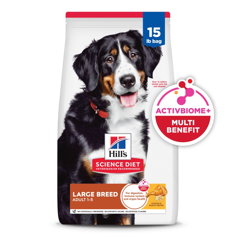 Hill's Science Diet Large Breed Adult Dry Dog Food – Chicken & Barley Recipe – Supports Joint & Skin Health