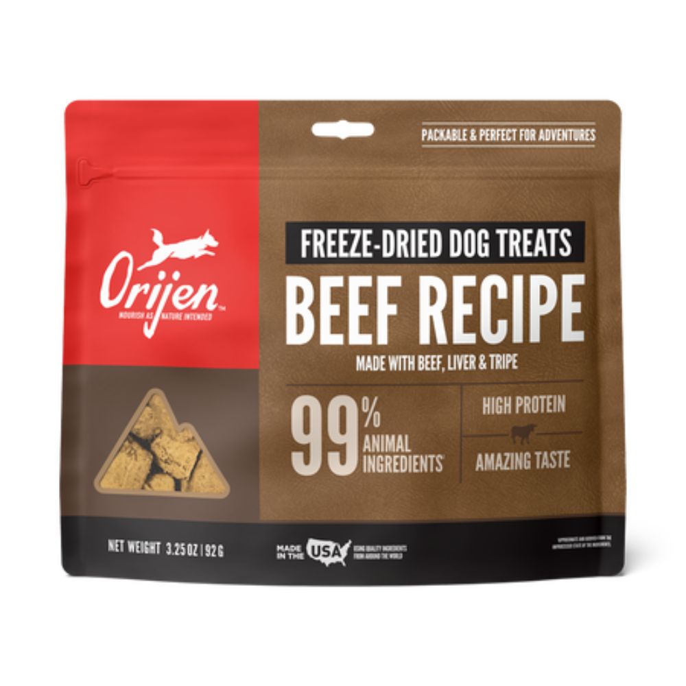 Orijen Freeze Dried Dog Treat - High Protein Training Reward - Ranch Raised Beef Recipe