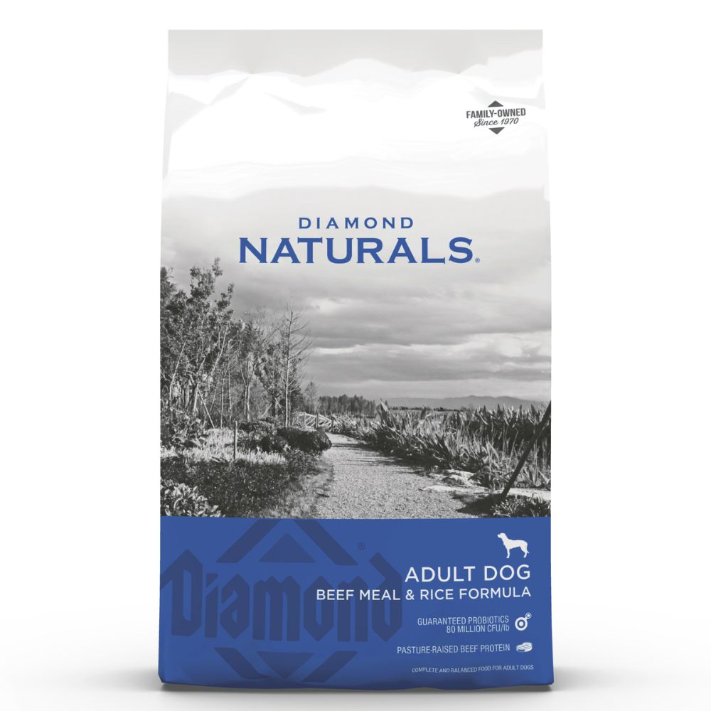 Diamond Naturals Adult Dry Dog Food - Beef Meal & Rice Formula