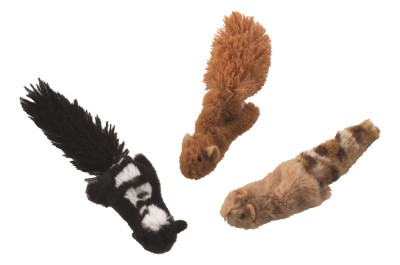 Skinneeez Cat Toys - Forest Friends with Catnip-Assorted