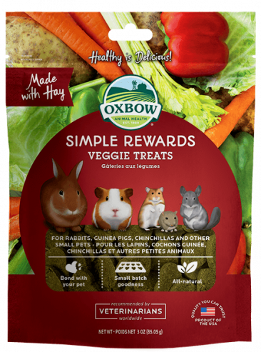 Oxbow - Small Animal Treats - Simple Rewards Veggie