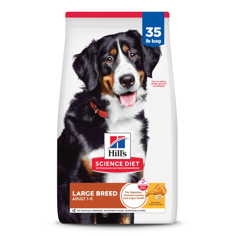 Hill's Science Diet Large Breed Adult Dry Dog Food – Chicken & Barley Recipe – Supports Joint & Skin Health