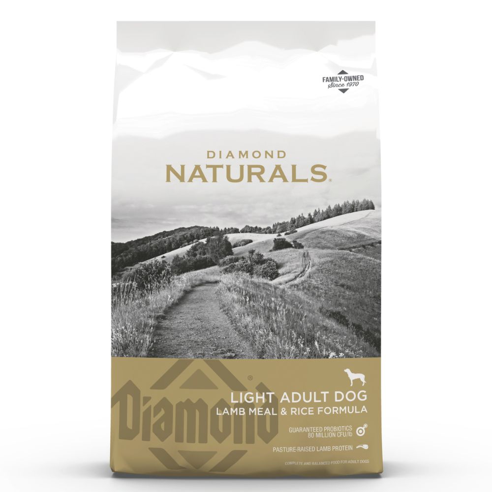 Diamond Naturals Light Adult Dry Dog Food - Healthy Weight Management - Lamb Meal & Rice Formula