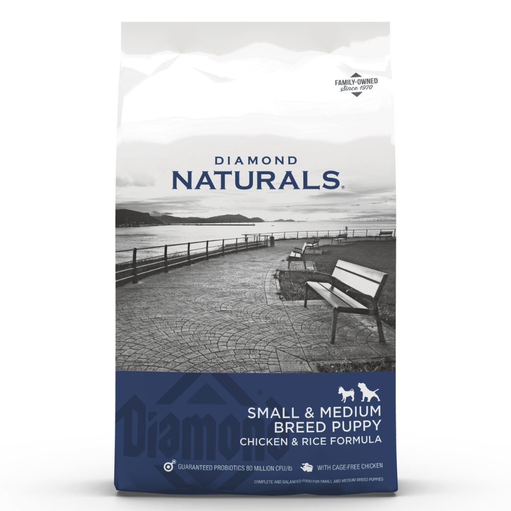 Diamond Naturals Small & Medium Breed Puppy Dry Dog Food - Chicken & Rice Formula