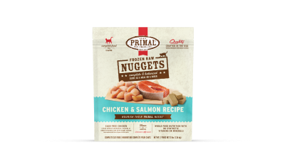 Primal Frozen Cat Food - Nuggets - Chicken & Salmon