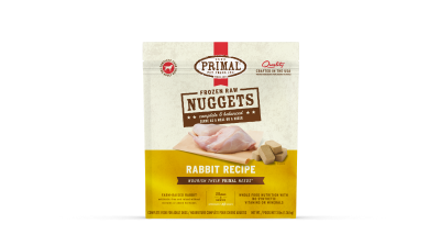 Primal Frozen Dog Food - Nuggets - Rabbit
