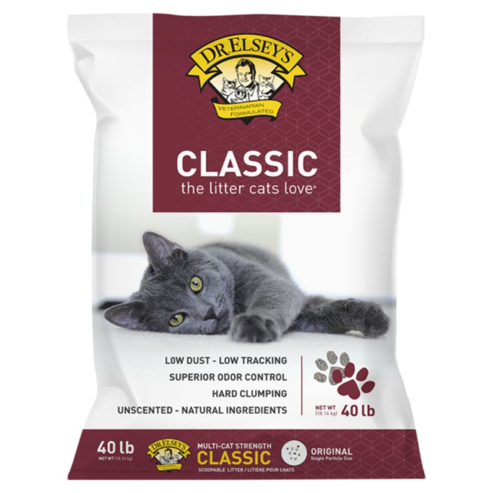 Dr. Elsey's Clumping Clay Cat Litter - Low Tracking & Hard Clumping Formula - Precious Cat Classic