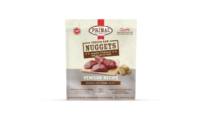 Primal Frozen Dog Food - Nuggets - Venison
