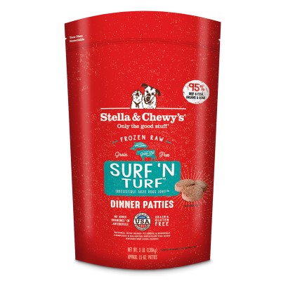 Stella & Chewy's Frozen Dog Food - Surf & Turf