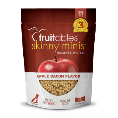 Fruitables Skinny Minis Dog Treats - Apple & Bacon