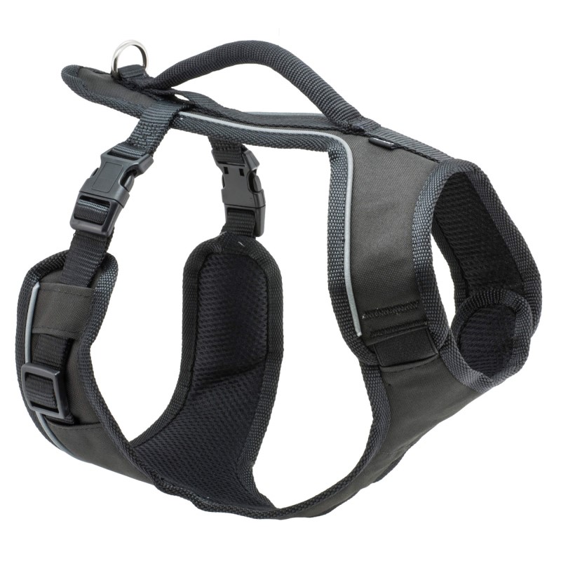 PetSafe EasySport™ Dog Harness - Padded Adjustable Fit with Quick Snap Buckles & Control Handle - Black