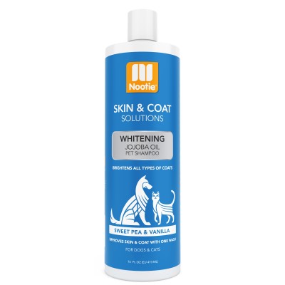 Nootie Whitening Pet Shampoo - Jojoba Oil - Sweet Pea & Vanilla