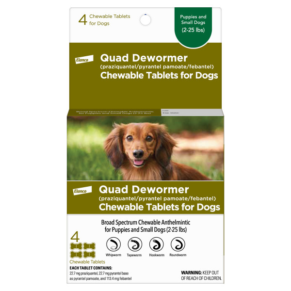 Elanco Quad Dewormer - Small Dog