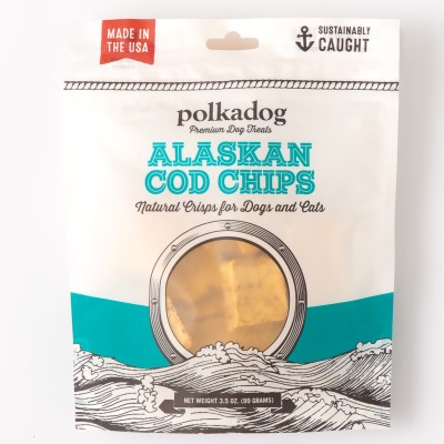Polkadog Single Ingredient Dog & Cat Treat - Cod Chips