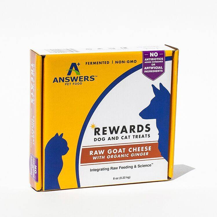 Answers Treat - Raw Goat Milk Cheese Treat - Ginger