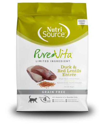 NutriSource - Cat Food - Grain Free Duck & Red Lentils