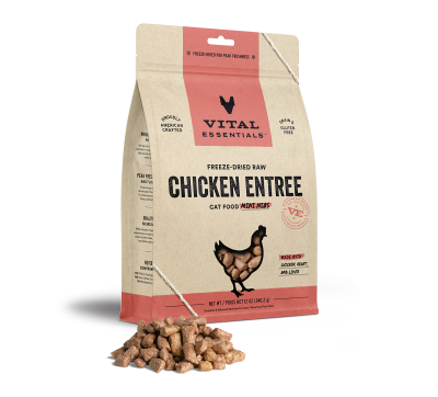 Vital Essentials Cat Food - Freeze Dried Chicken Mini Nibs