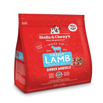 Stella & Chewy's Frozen Dog Food - Dinner Morsels - Dandy Lamb