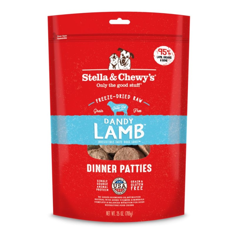 Stella & Chewy's - Freeze Dried Raw Dog Food Dinner Patties - High Protein & Grain Free