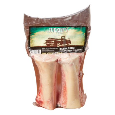 Tucker's Frozen Beef Bones - 6 inch 2 pack