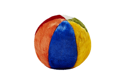 Fluff & Tuff Plush Dog Toy - Beach Ball