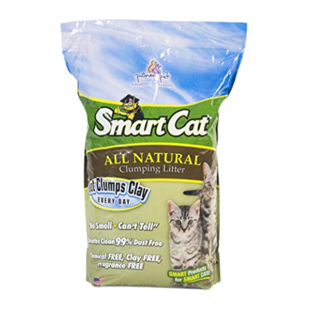 - Lightweight Grass Clumping Cat Litter - All Natural Odor Control & Low Dust - Unscented