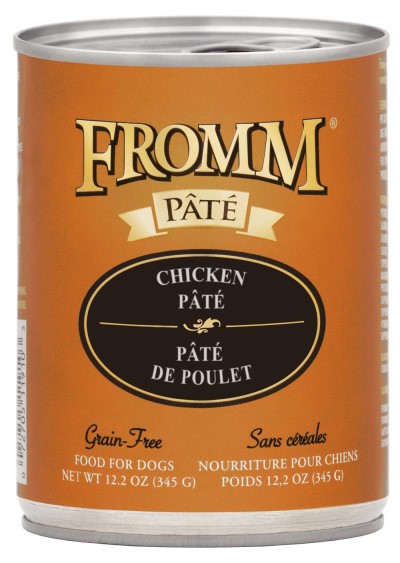 Fromm Wet Dog Food - Grain Free Chicken Pate-Case of 12