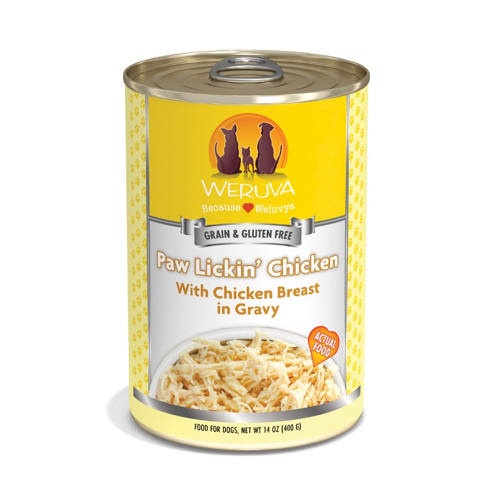 Weruva Wet Dog Food - Paw Lickin' Chickin with Chicken in Gravy-Case of 12