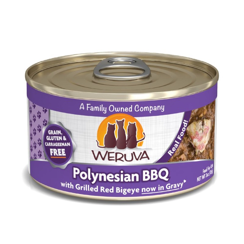 Weruva Wet Cat Food - Polynesian BBQ with Grilled Red Bigeye-Case of 24