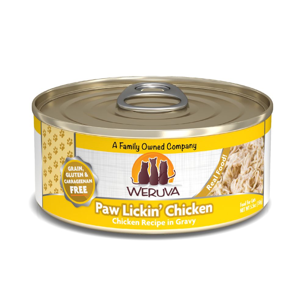 Weruva Wet Cat Food - Paw Lickin' Chickin with Chicken in Gravy-Case of 24