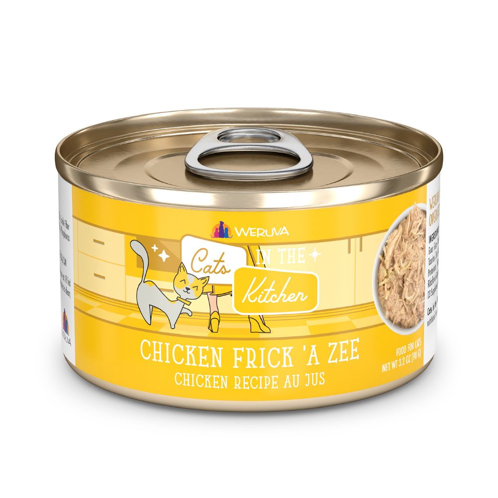 Weruva Cats in the Kitchen Wet Cat Food - Chicken Frick 'A Zee with Chicken-Case of 24